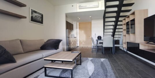 Duplex 1 bedroom for rent in The Lofts Ekkamai.